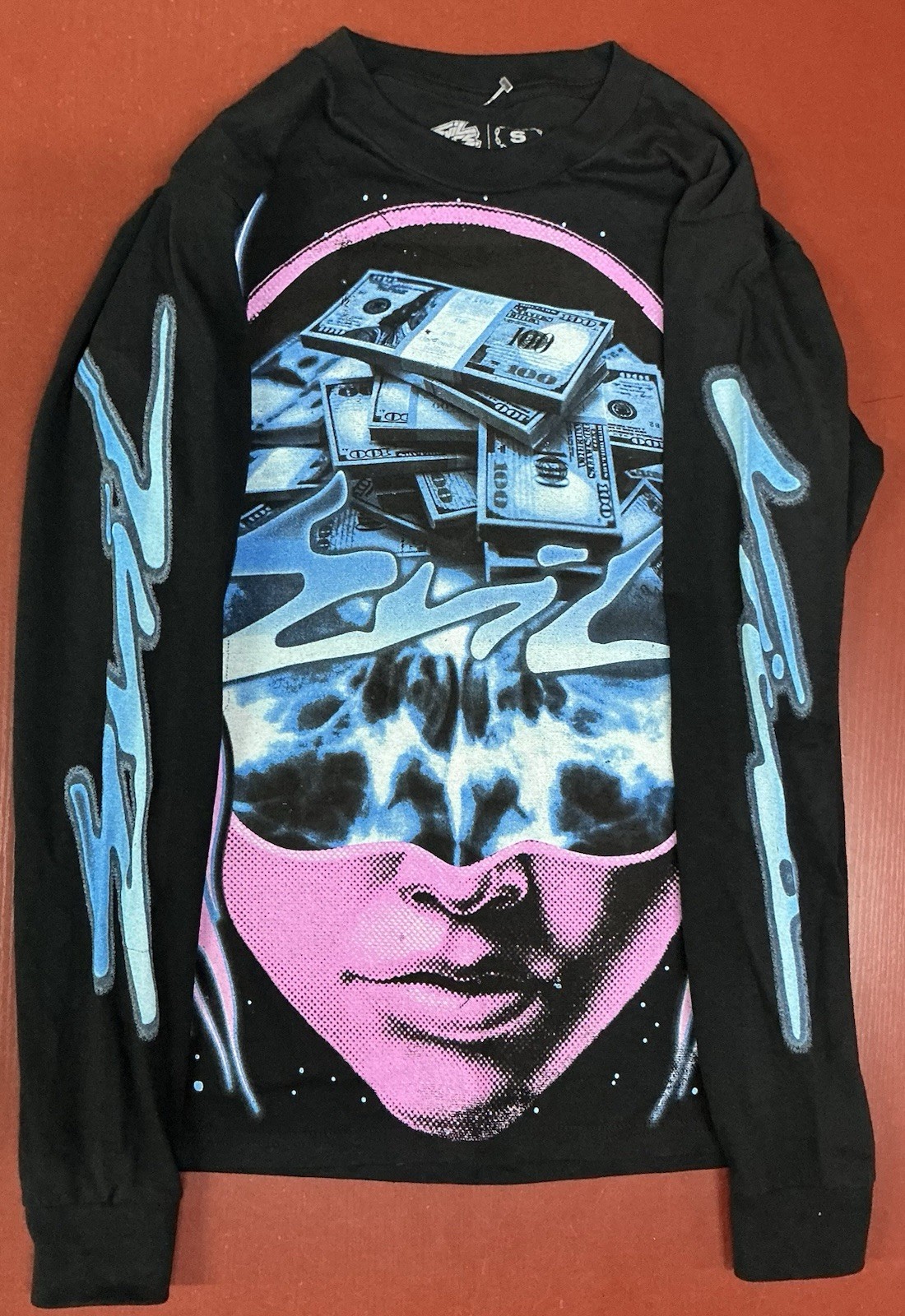 Evil VICE Money Black Long Sleeve T-Shirt