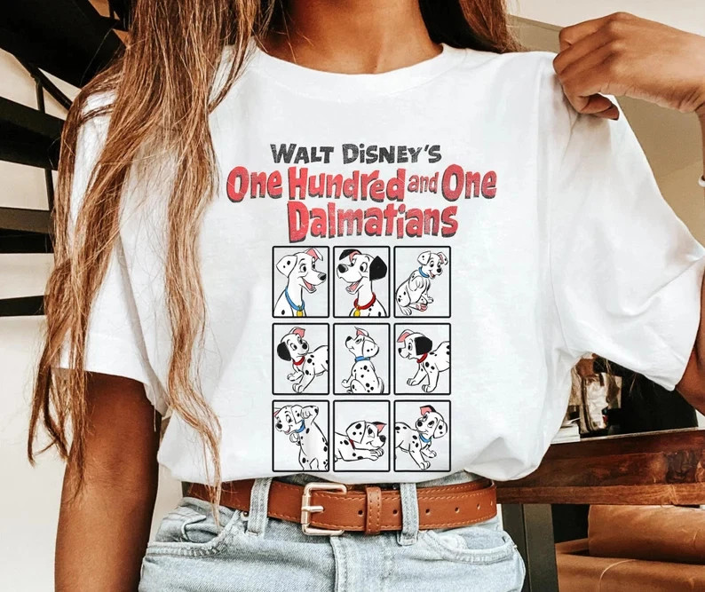 Disney 101 Dalmatians Puppy Group T-Shirt Size S-5XL