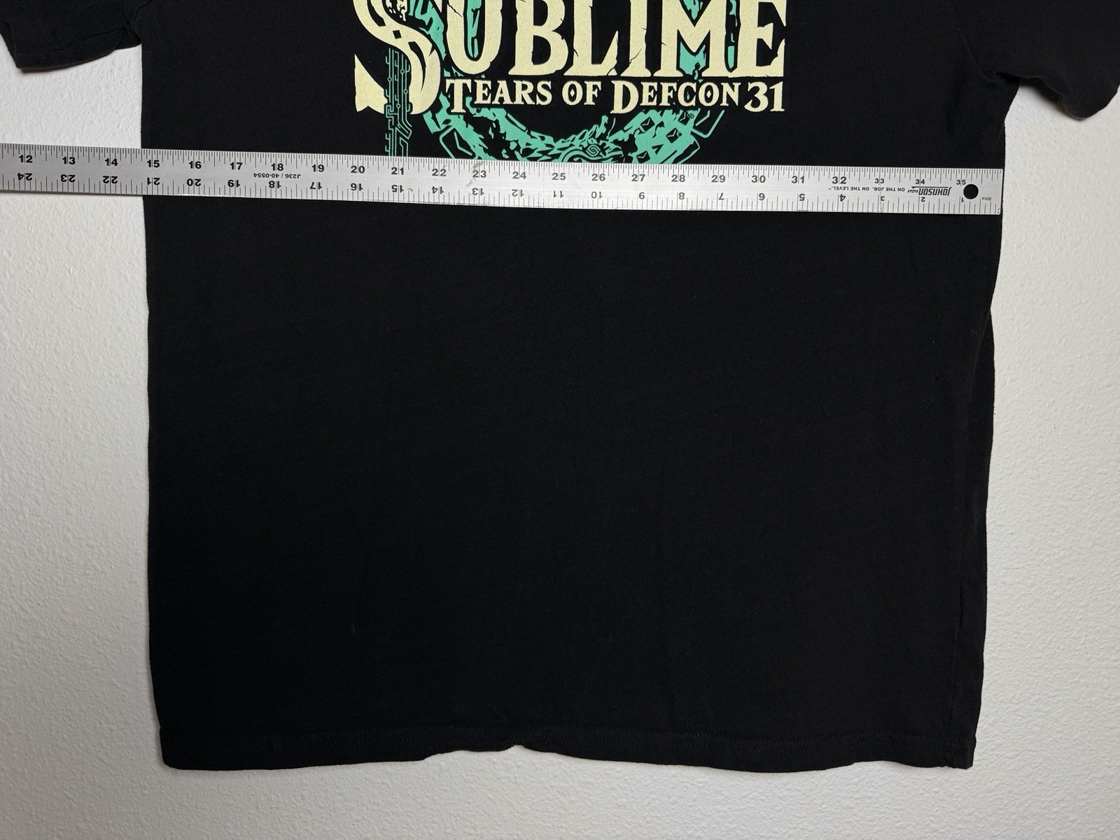 The Legend of Sublime Tears of Defcon 31 Shirt Large Black