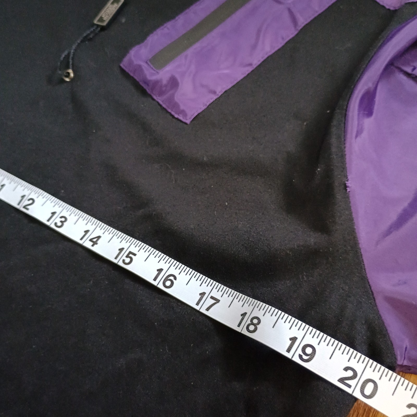 Black & Purple – American Stitch – Small Shoulder/Chest Pocket – Color Block