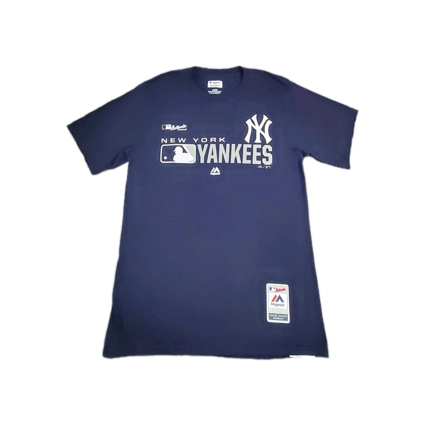 Majestic Men’s NY Yankees T-shirt Sz S Blue Authentic Collection C30-68