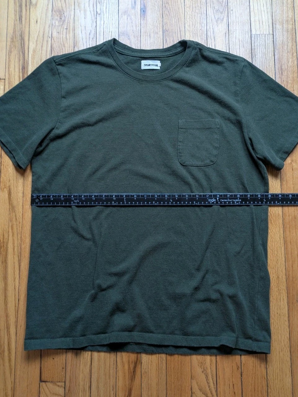 Taylor Stitch Heavyweight Pocket T-Shirt Men’s 46 Green Short Sleeve Crew Neck