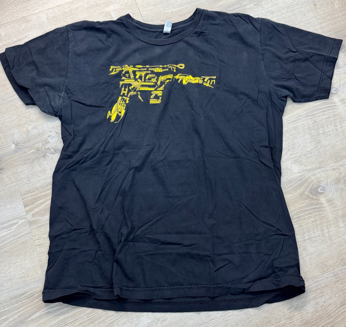 American Apparel 2 XXL T-Shirt Star Wars Han Solo Blaster Pre-Owned T-Shirt