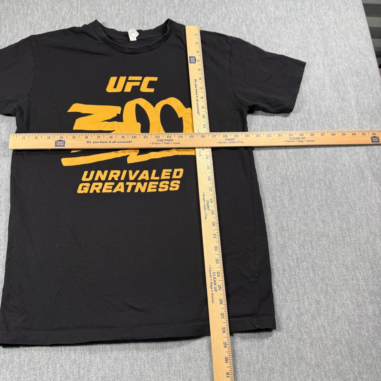 Textisle T Shirt Mens Large Black UFC 300 Unrivaled Greatness Graphic MMA