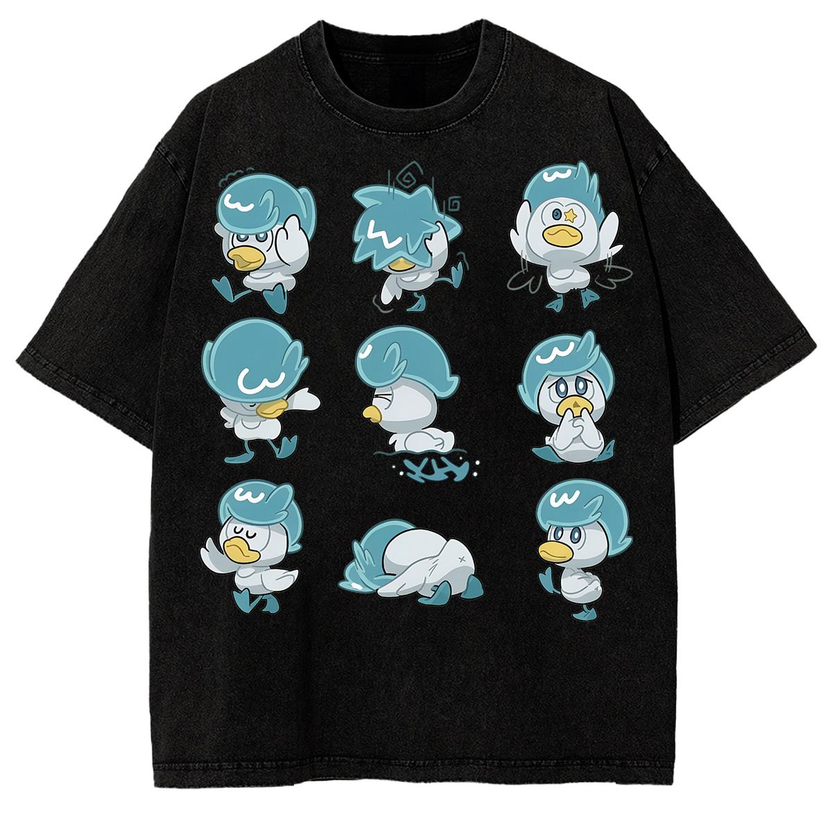 Quaxly Pokemon Anime Shirt Manga Graphic Tee