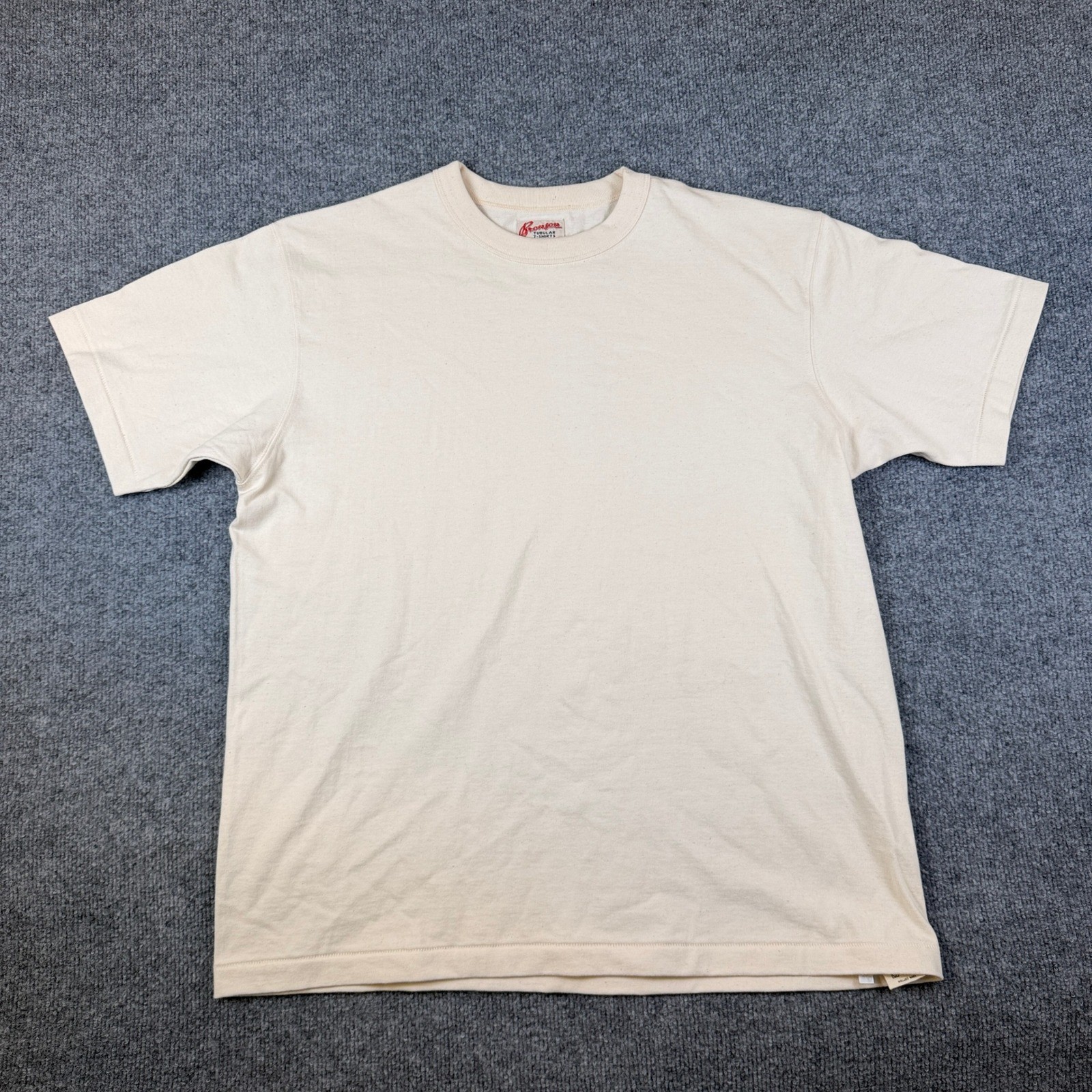 Bronson MFG Tubular T Shirt Mens XL Apricot Short Sleeve Heavyweight