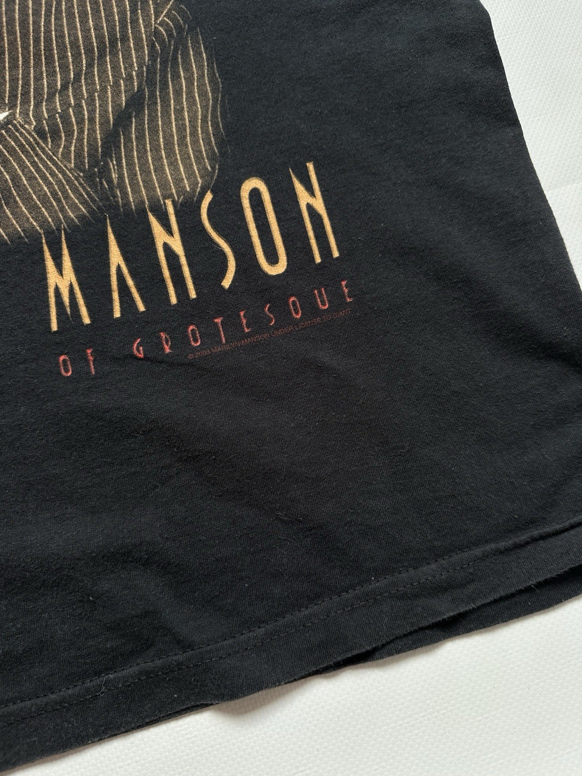 Vintage 2003 Marilyn Manson The Golden Age of Grotesque Burlesque T-Shirt
