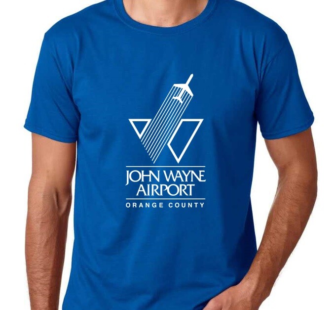 John Wayne Airport Tee Shirt SNA Orange County California Air Travel T-shirt