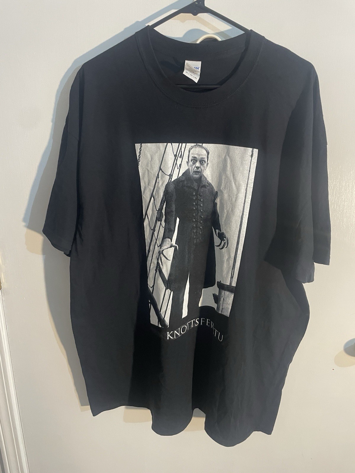 Don Knotts Knottsferatu Vampire Spoof TShirt Size XXL Black Cotton Preowned Good