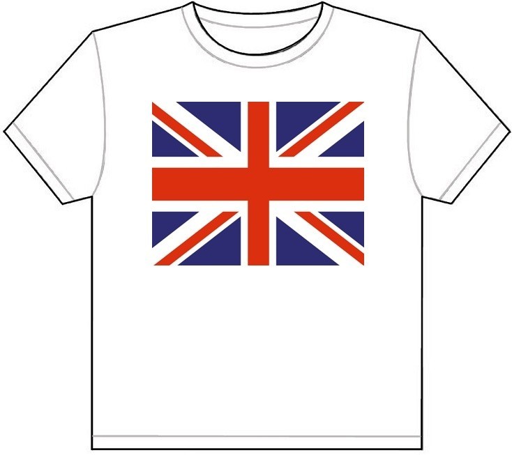 UNITED KINGDOM COUNTRY FLAG T-SHIRT TEE PICTURE PHOTO london britain uk 1861
