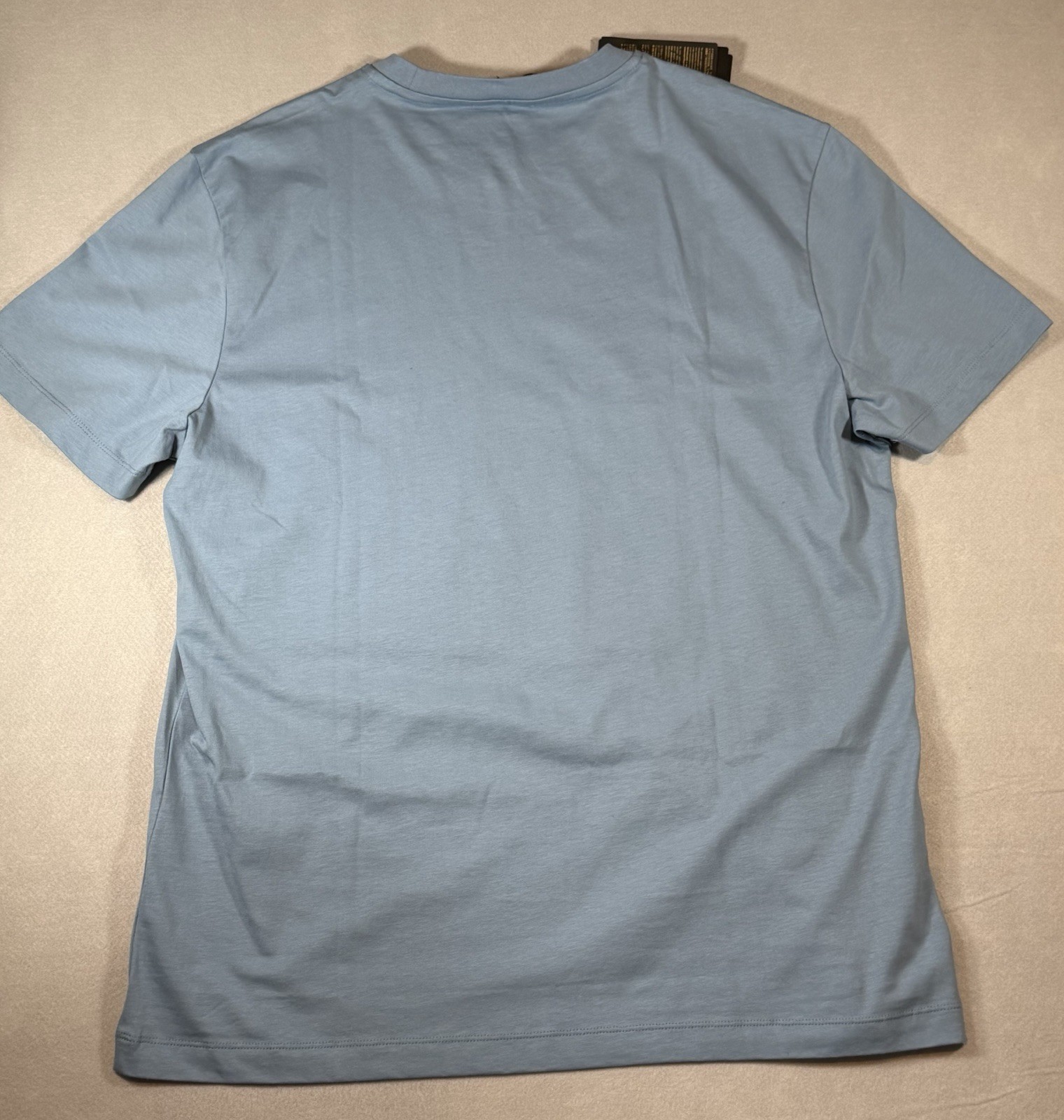 Versace Medusa Light Blue Jersey Short Sleeve T-Shirt Men’s Size L Authentic