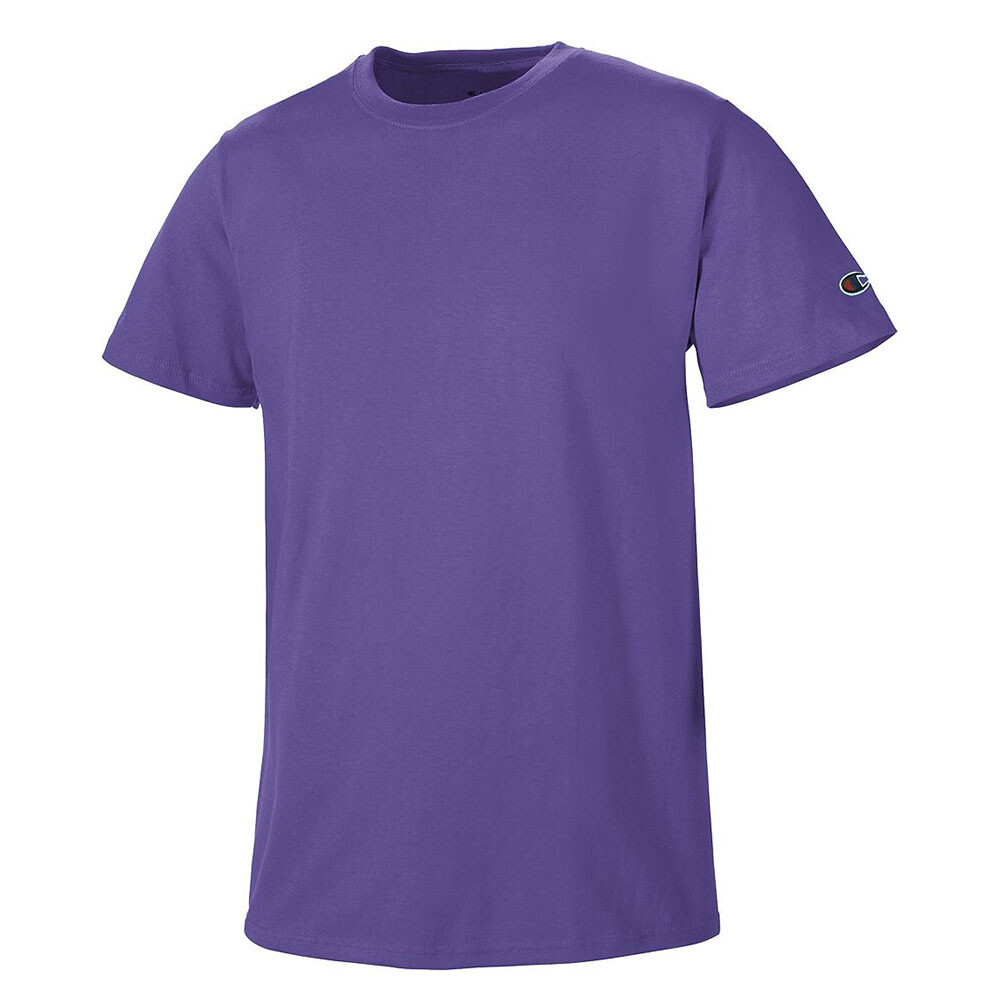 Champion Men’s T-Shirt Athletic Wear Short Sleeve Tag Free Workout Gym T425