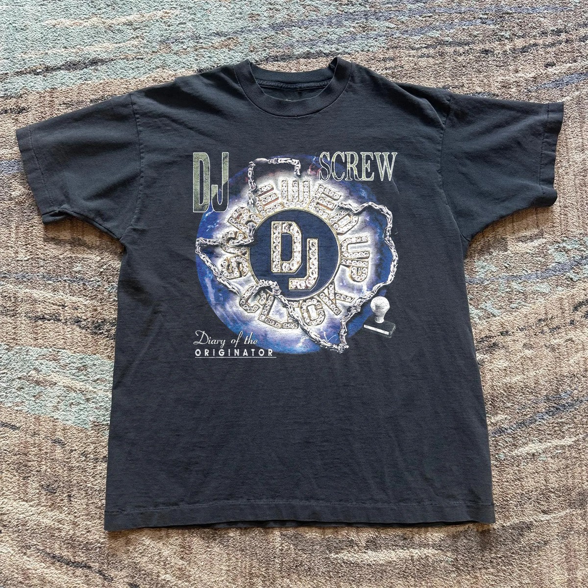 NEW! Dj Screw Diary of the Originator Unisex Black T-shirt S-5XL