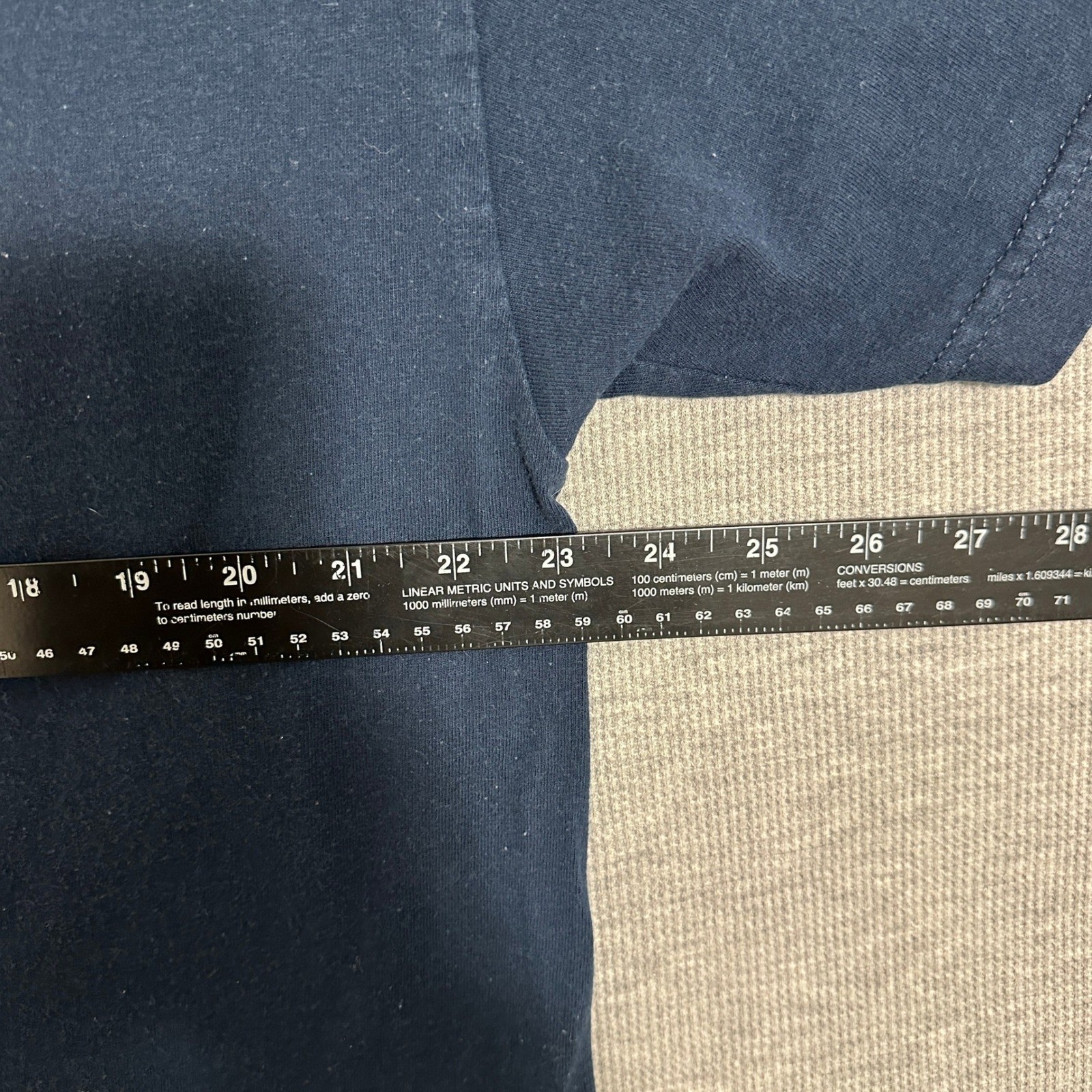 Vintage USPS Priority Mail Flat Rate Box Promo Graphic Tee Navy Double Sided XL