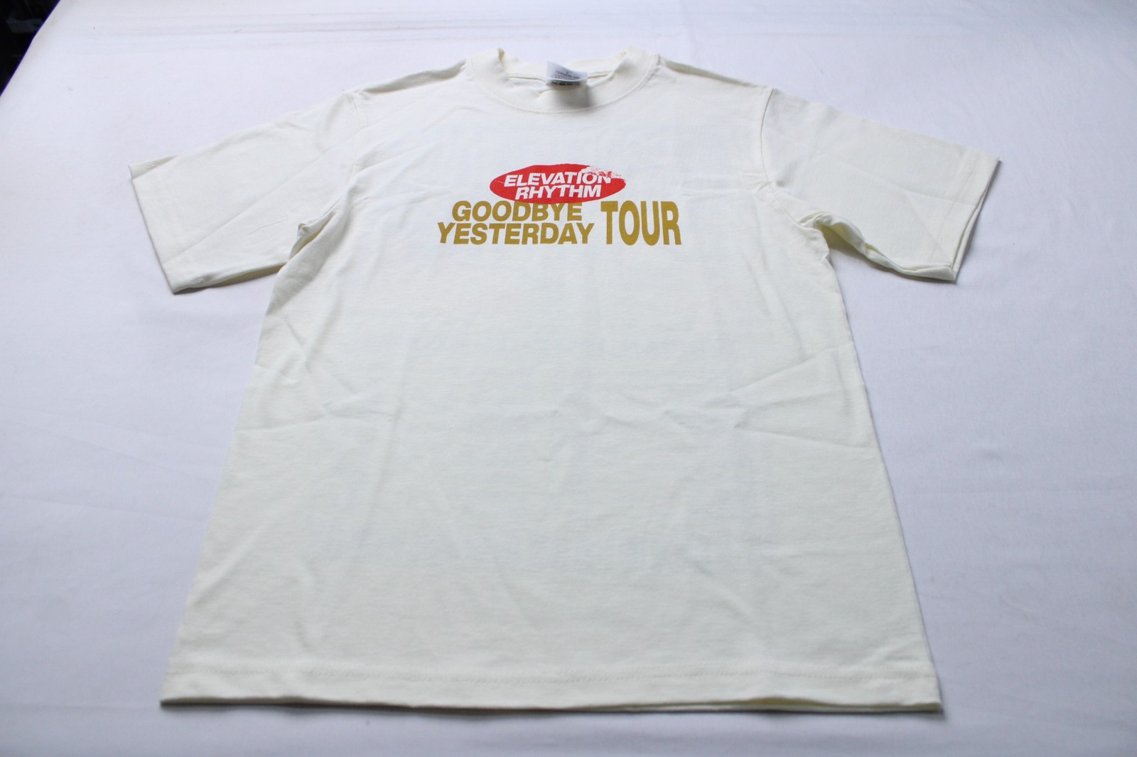 Elevation Church Unisex 2025 Goodbye Yesterday Tour Cropped Tee AP2 Cream Small