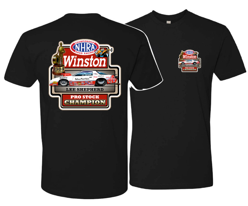 NHRA Winston Pro Stock World Champions Shirts 1984 to 1993 T-Shirt (296)