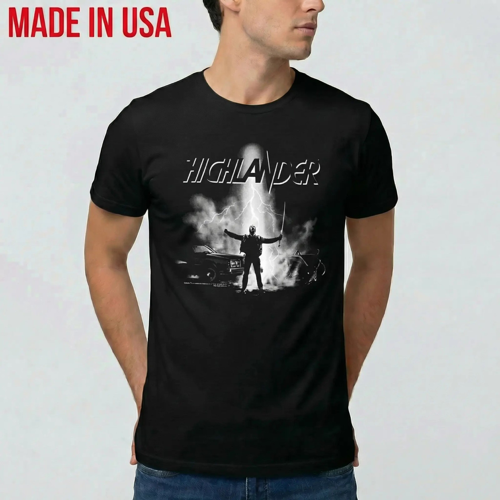 New High-lander – Unisex Premium T-Shirt Made in USA S-2XL