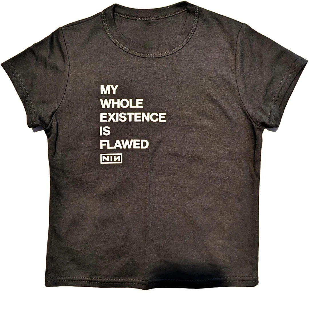 Vintage 2025 Reprint Graphic Tee Fanmade My Whole Existence Flawed