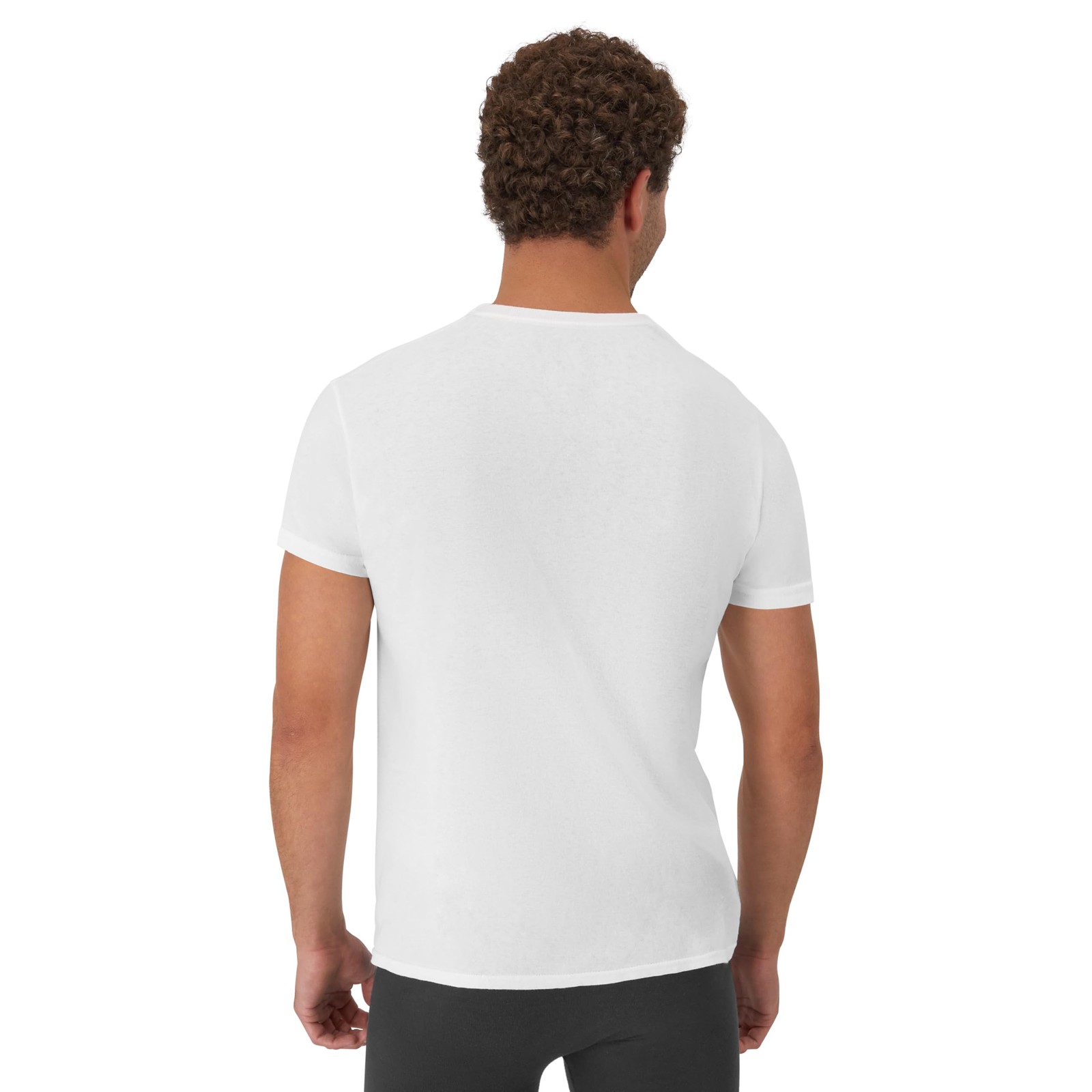 Hanes Men’s Cotton Moisture-wicking Crew Tee Undershirts Multi Medium