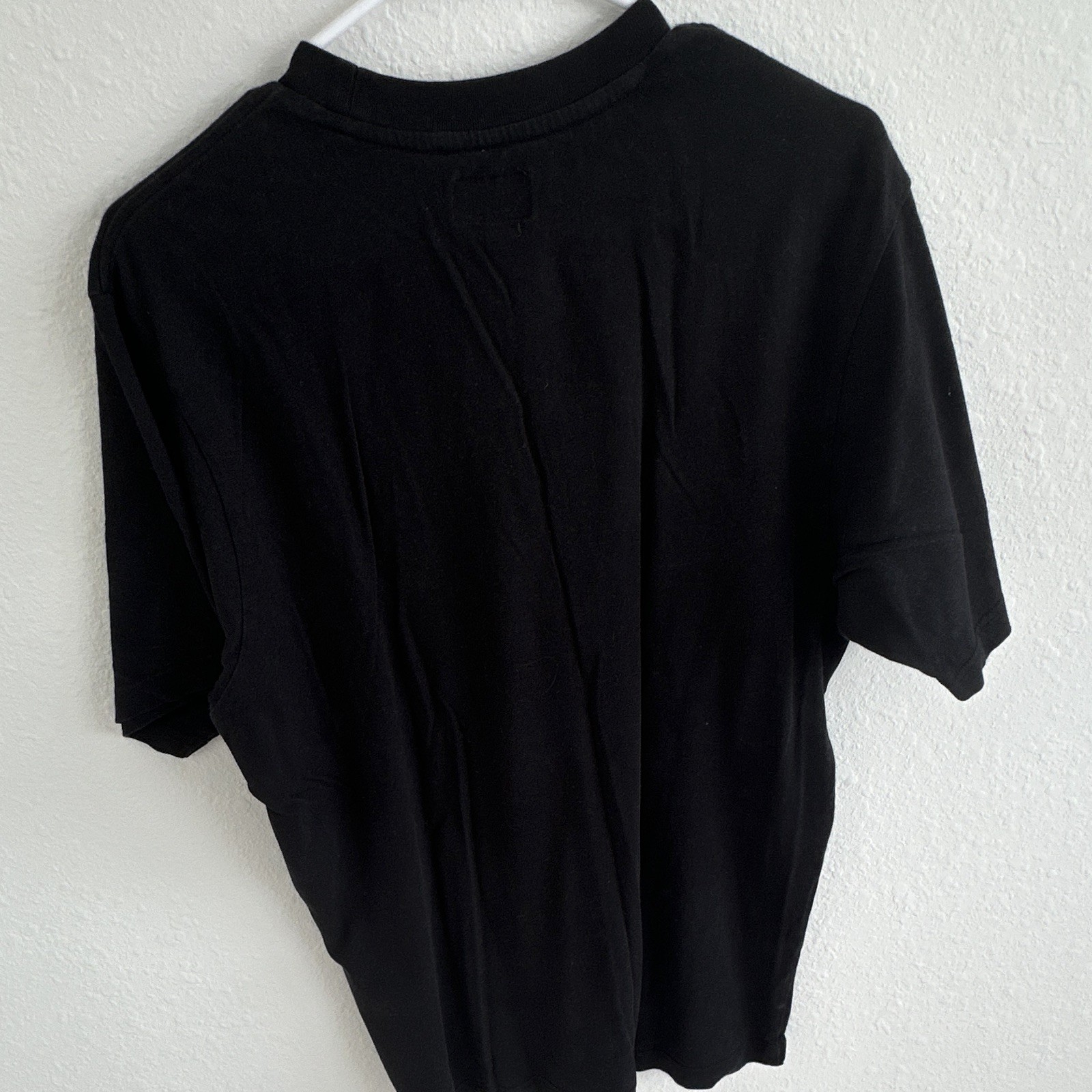Supreme Black Graphic Logo Crew Neck Short Sleeve Cotton T-Shirt M RN101837