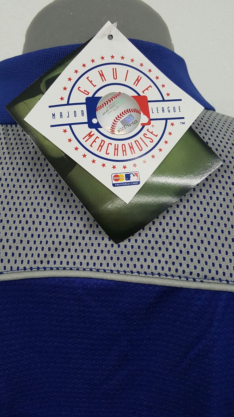 Stitches Athletic MLB Genuine Merch Chicago Cubs Men’s Polo Shirt NWT S M L XL
