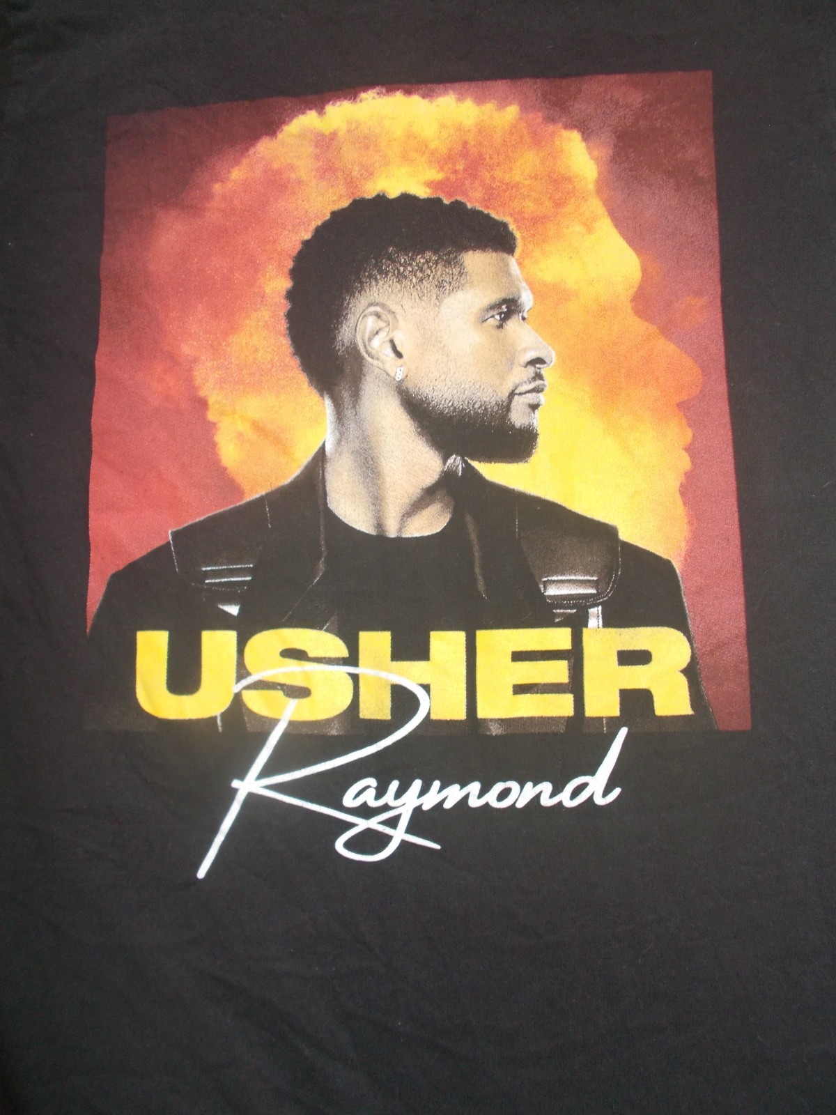 USHER RAYMOND LAS VEGAS RESIDENCY USHER USED CONCERT MENS T-SHIRT SMALL 2022 VGT