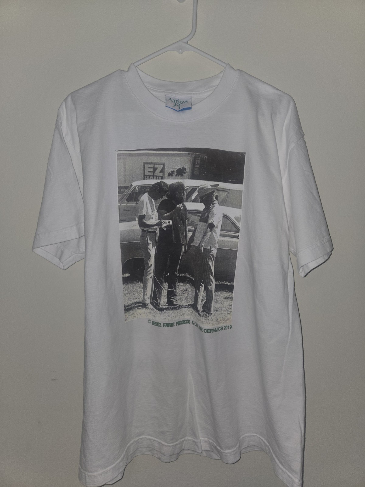 Online Ceramics Kesey Farm Project The Bus Came By I Got On T-Shirt Size Large