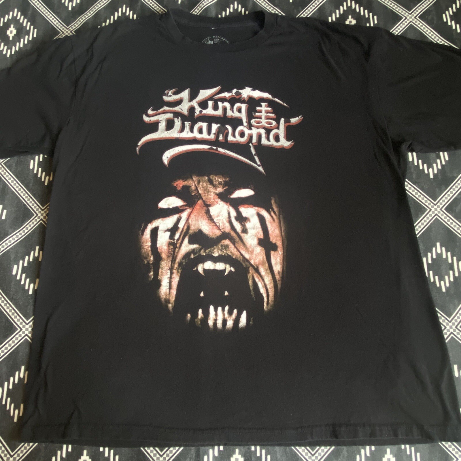KING DIAMOND The Puppet Master Licensed Black Metal T-Shirt. XL (NV) Preowned