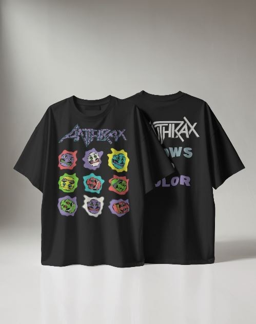 ANTHRAX SOUND OF WHITE NOISE KNOWS NO COLOR TOUR T-SHIRT TARIFFS INCLUDED