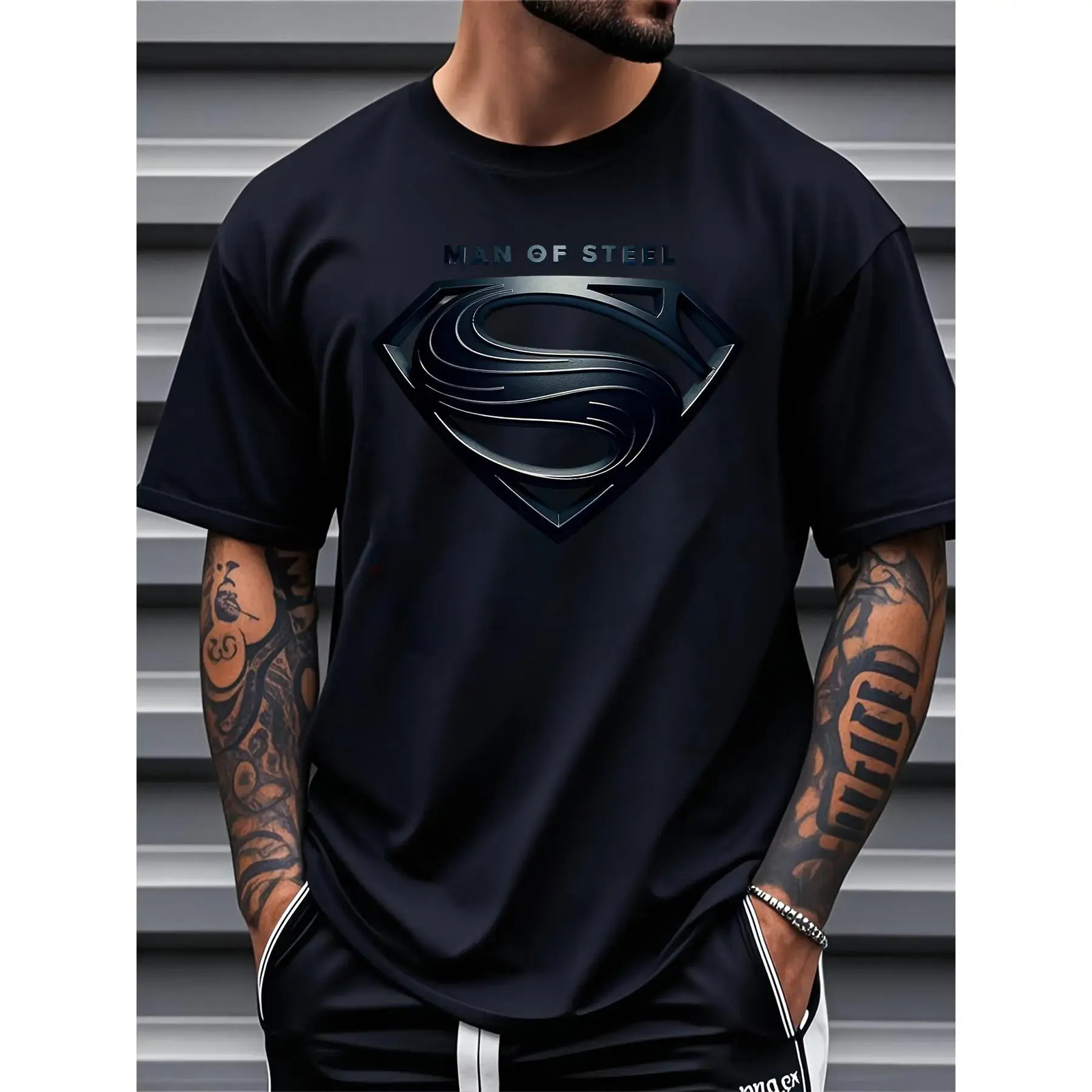 Justice League Men’S Plus Size Casual Crew Neck T-Shirt