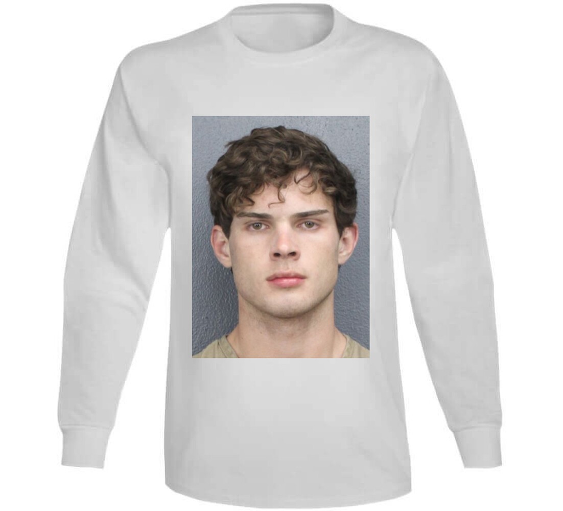 Funny Clavicular Mug Shot Tee Meme Gag Cool T Shirt