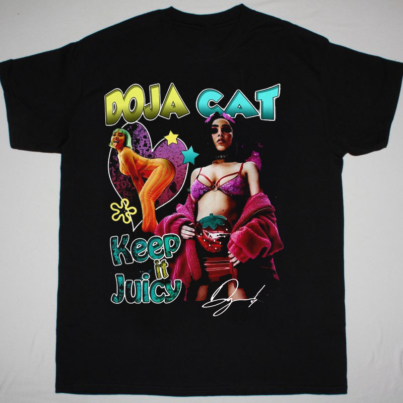 Doja Cat Signature Fan Collection Black T-Shirt Unisex S-5XL TO022