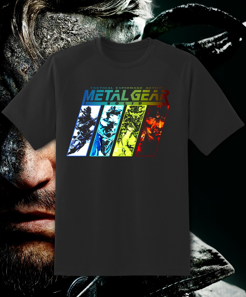 Metal Gear Solid V2 Retro Video Game T Shirt Youth M – Adult 6XL Fast Ship!