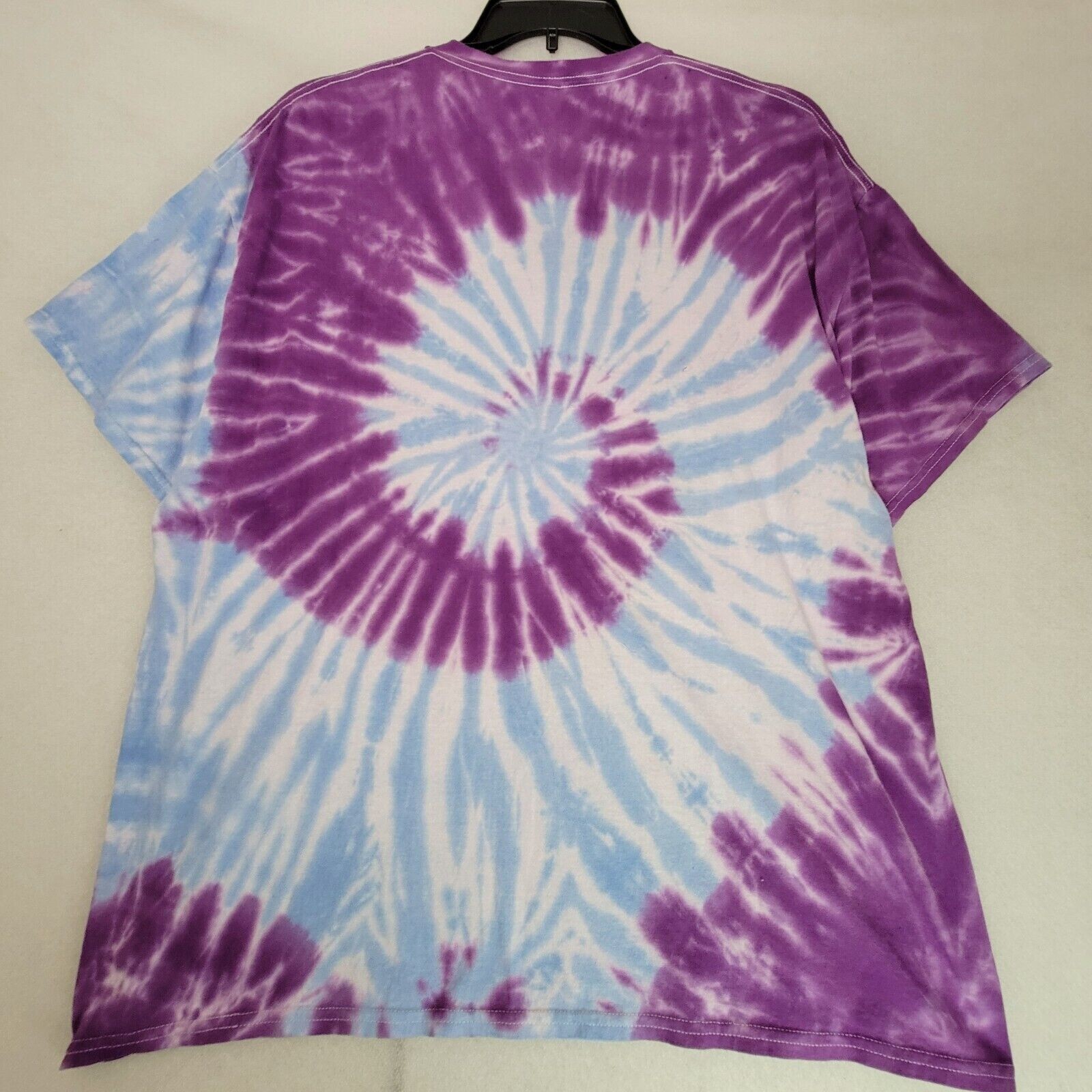 NINTENDO SUPER MARIO TIE DYE SHIRT Mens LARGE PURPLE BLUE CASUAL Video Game NWT
