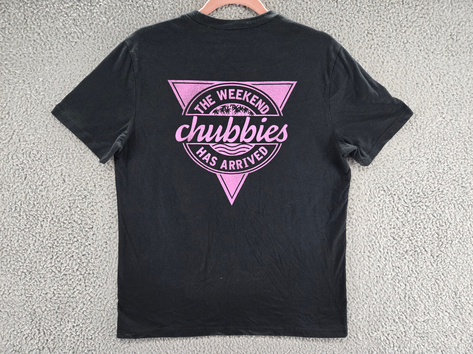 Chubbies Shirt Mens Medium The Weekend Has Arrived Graphic T Shirt