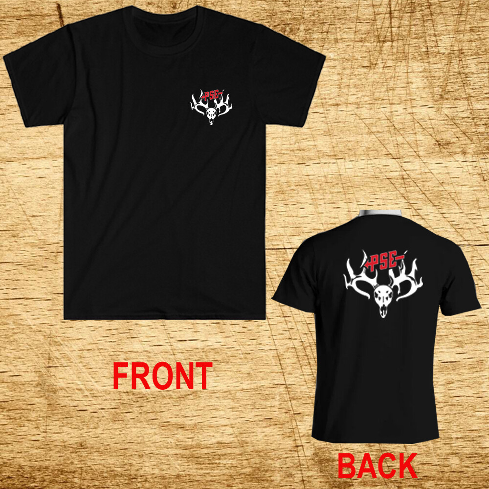 PSE Archery Equipment Company Men’s Black T-Shirt Size S-5XL