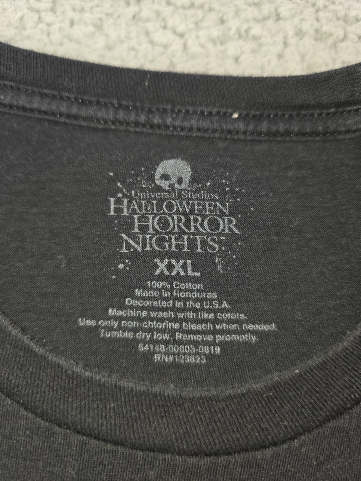 Universal Studios Ghostbusters Shirt Mens 2XL Black Halloween Horror Nights Tee