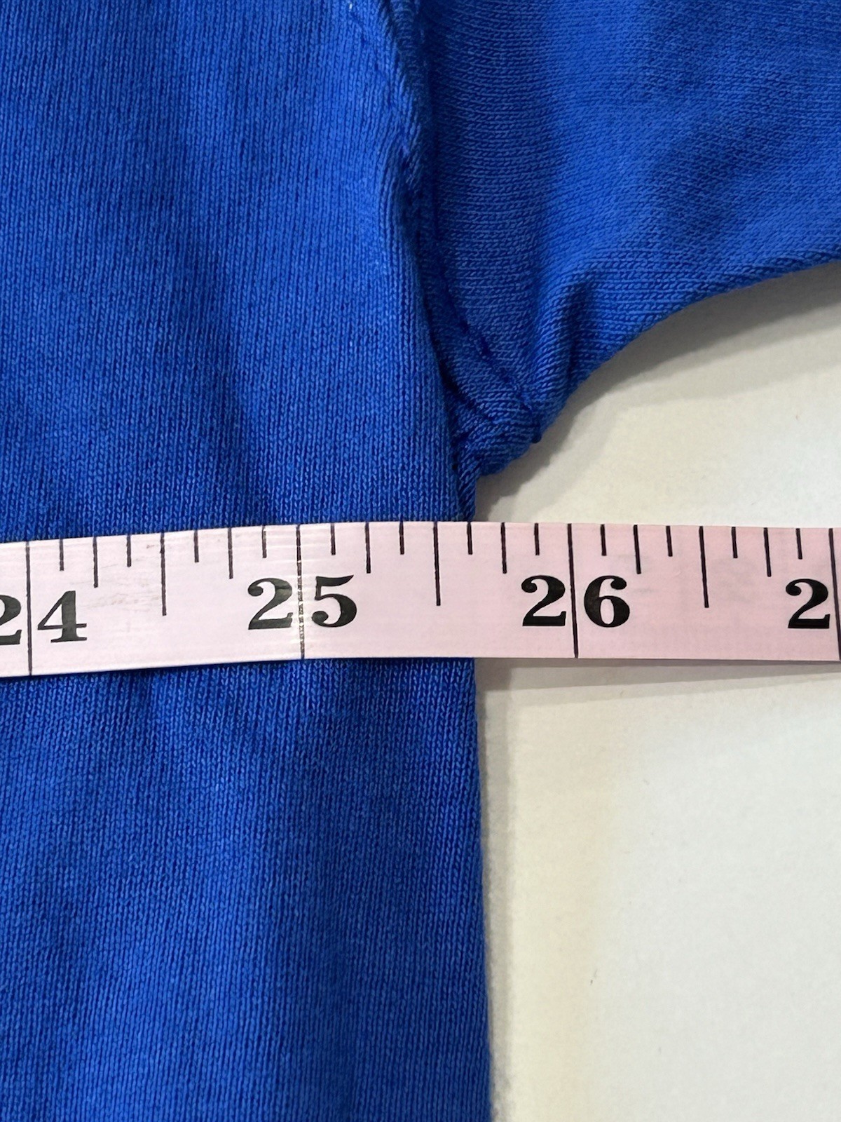 NOS Vintage 90s PLUMA Heavyweight 100% Cotton Blue Long Sleeve T Shirt XXL USA