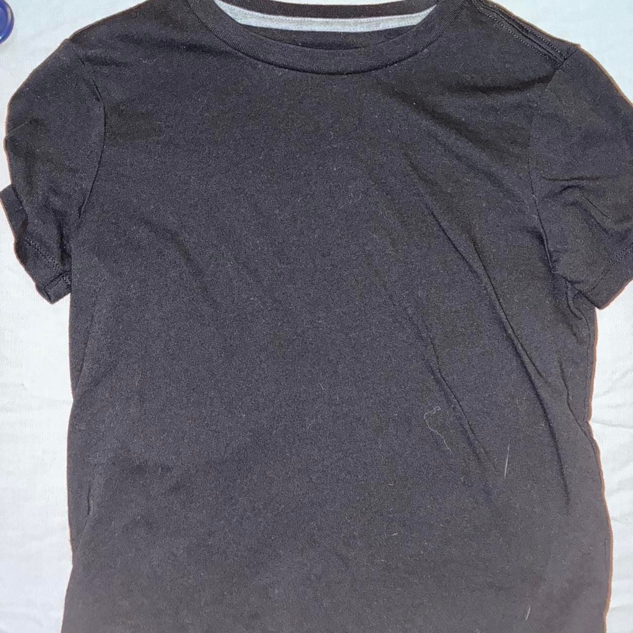 Old Navy Black Basic Crewneck T-Shirt