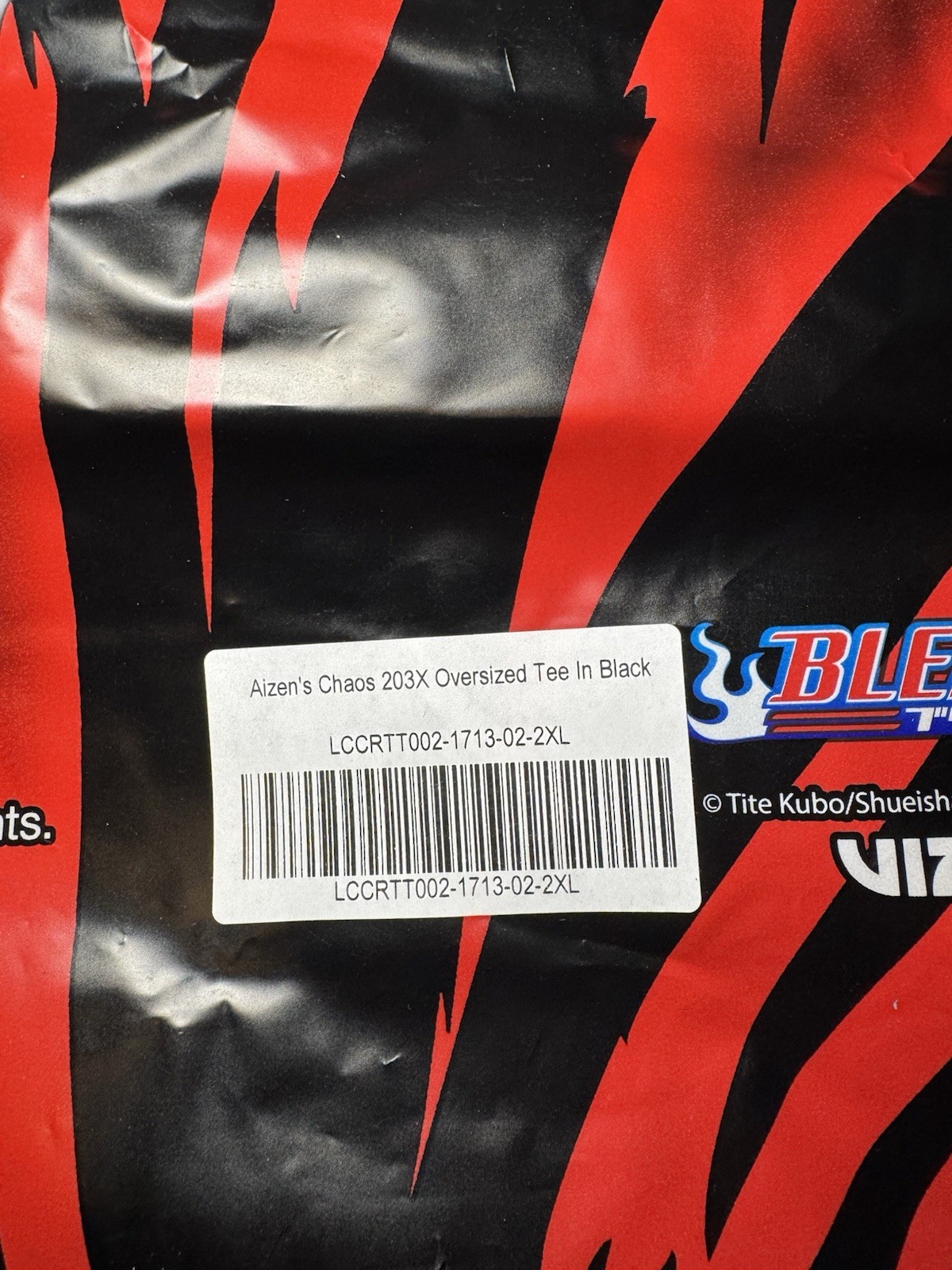 Civil Regime x Bleach Sousuke Aizen Shirt – Size XXL