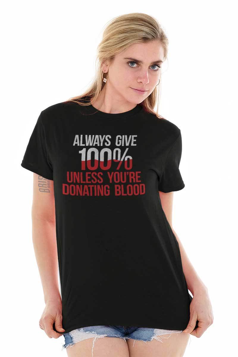 Blood Drive Medical Funny Doctor Nurse Gift Womens or Mens Crewneck T Shirt Tee