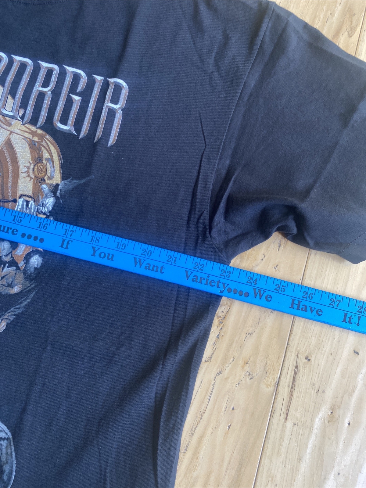 NWOT VTG 2007 Dimmu Borgir Invaluable Darkness Tour In Sorte Diaboli Sz XL Anvil