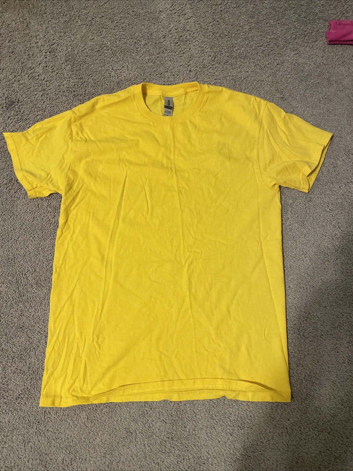 Gildan T-Shirt Tee Men’s Short Sleeve 5.3 oz Heavy Cotton Solid Blank 5000 NEW