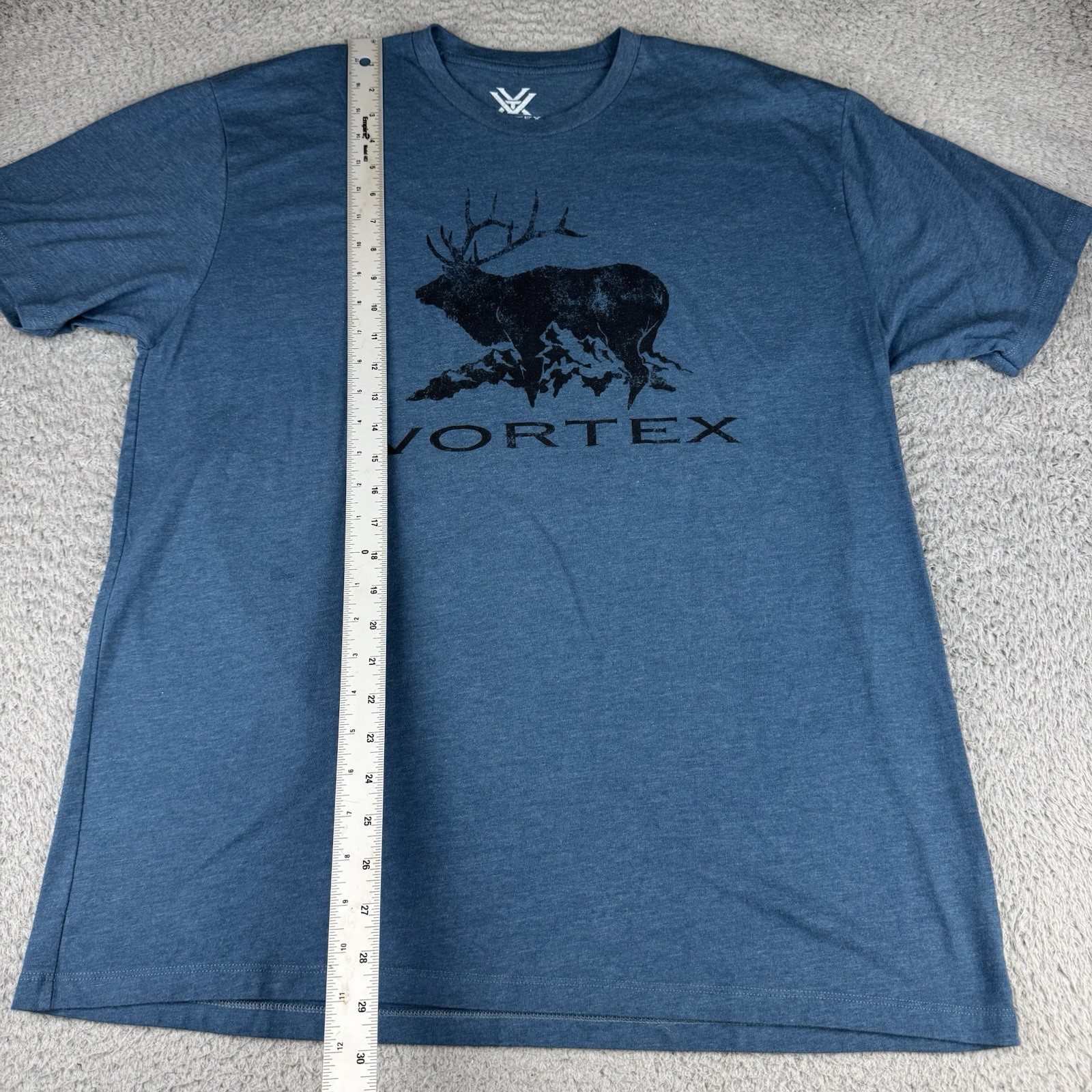 Vortex Optics Elk Mountain Short Sleeve T-Shirts Men’s Extra Large Blue