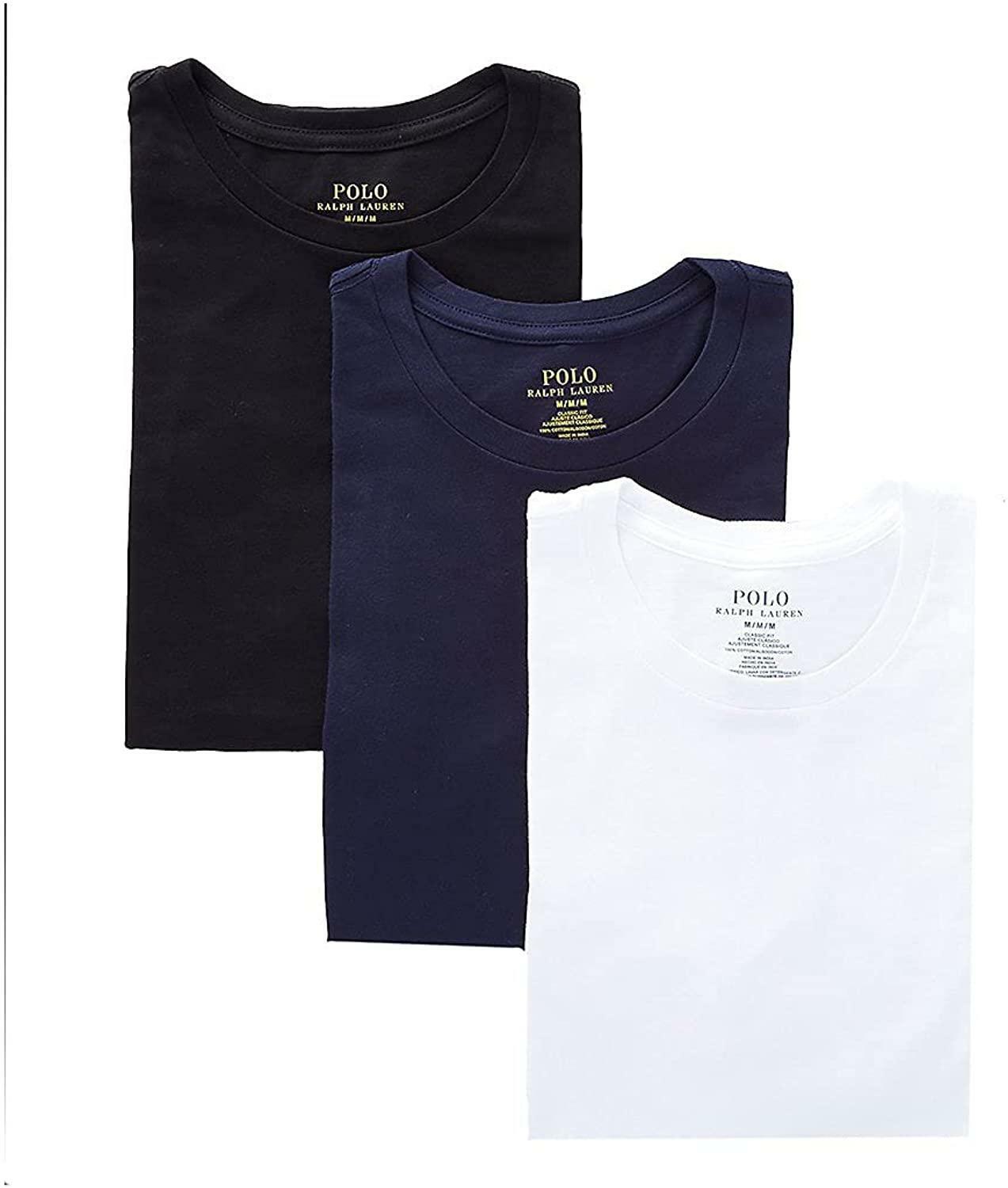 Polo Ralph Lauren 273989 Classic Fit w/Wicking Crews Cruise Navy/White/Black LG