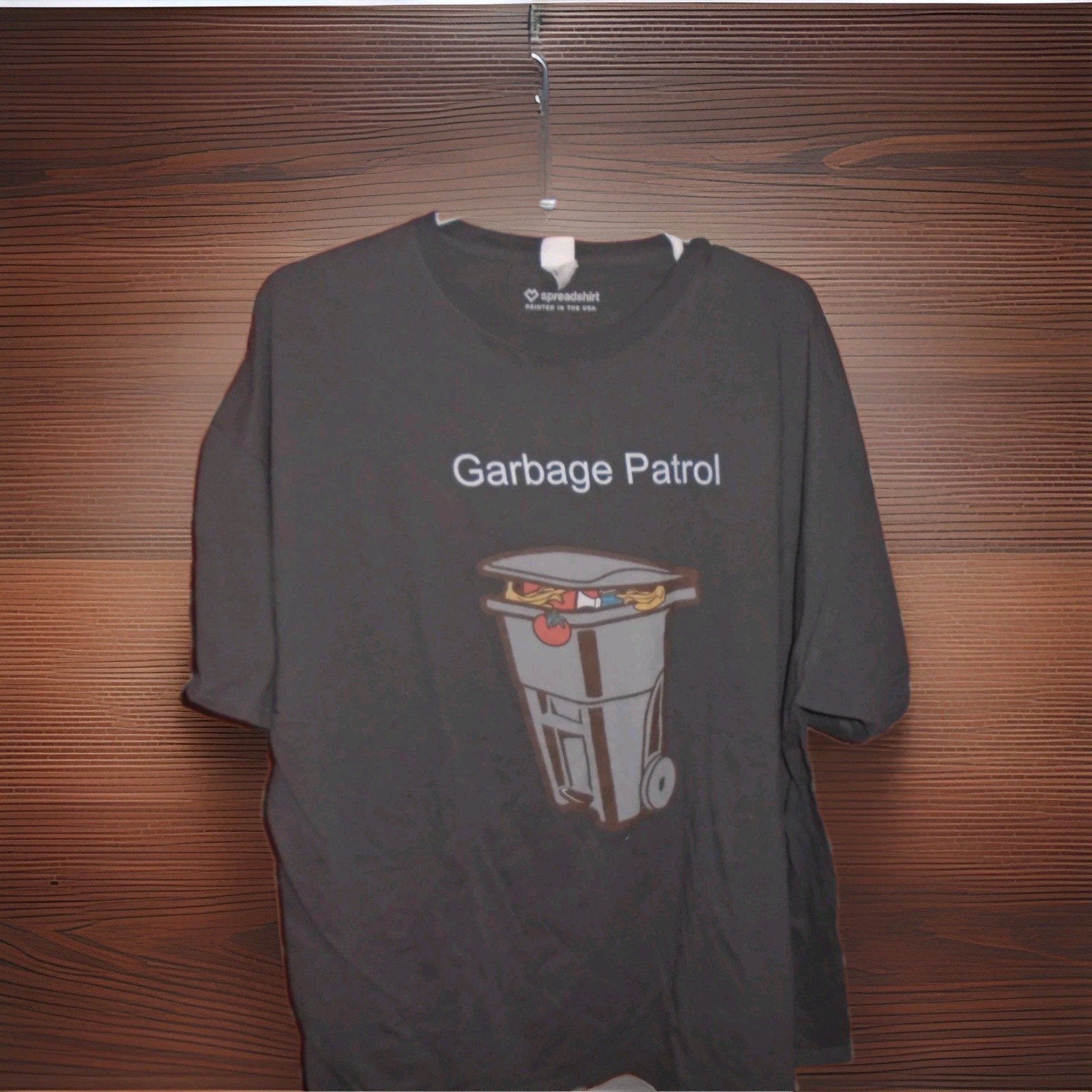 GARBAGE PATROL FUNNY MENS TSHIRT SIZE 2XL