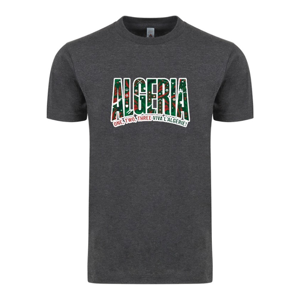 Algeria Country Flag Soccer T-Shirt World Cup 2026 Adult Unisex Football Fan Tee