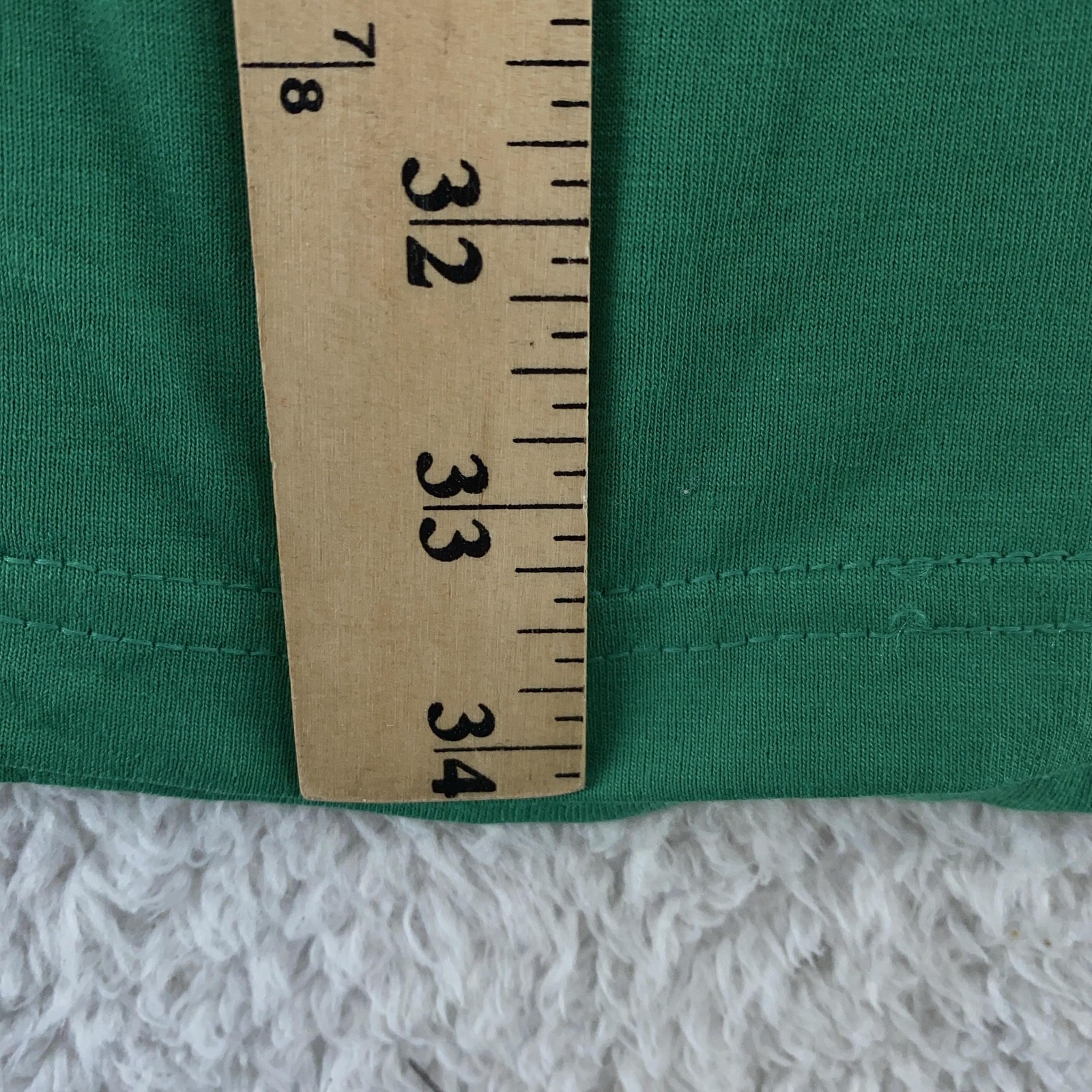 Vintage Fruit of the Loom Blank Green Pocket Shirt XL Crewneck Golden Blend Tee