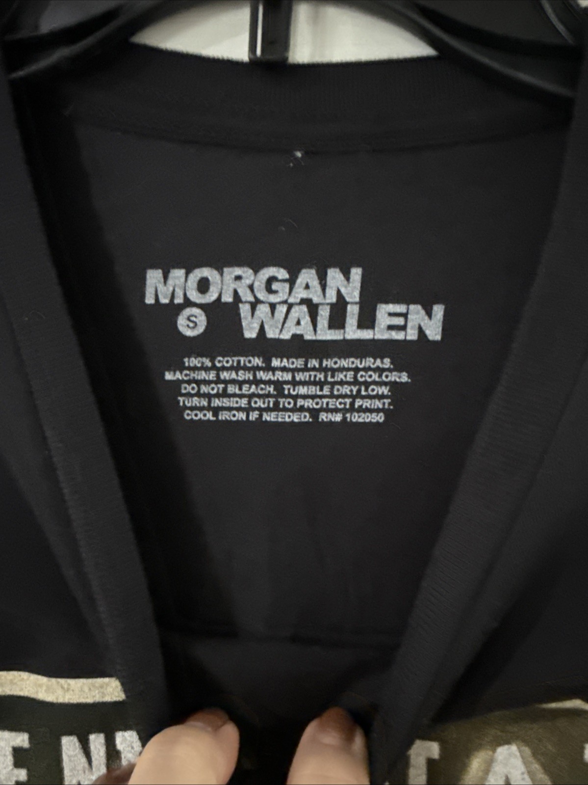 Morgan Wallen One Night At A Time Tour T Shirt. Small, Concert Shirt. New