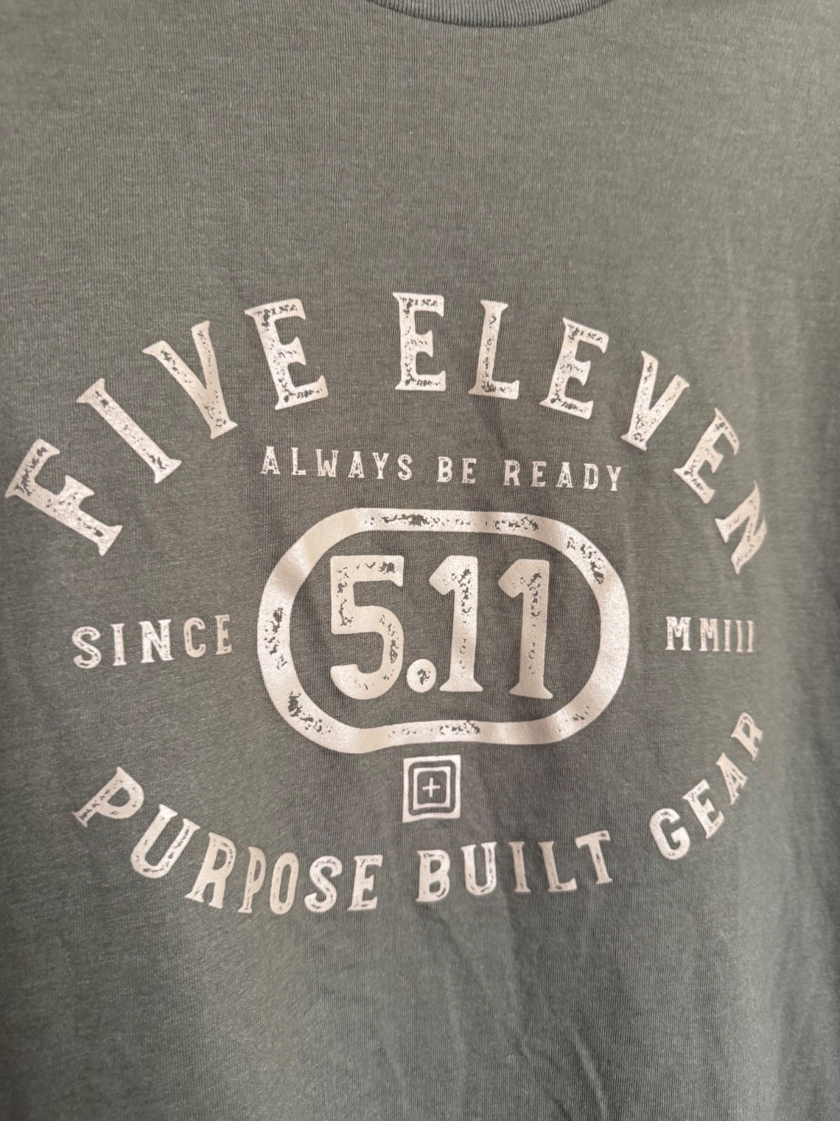 5.11 Tactical Size XL Purpose Crest LOGO V2 Ranger Green NWT Short Sleeve Tee Sh